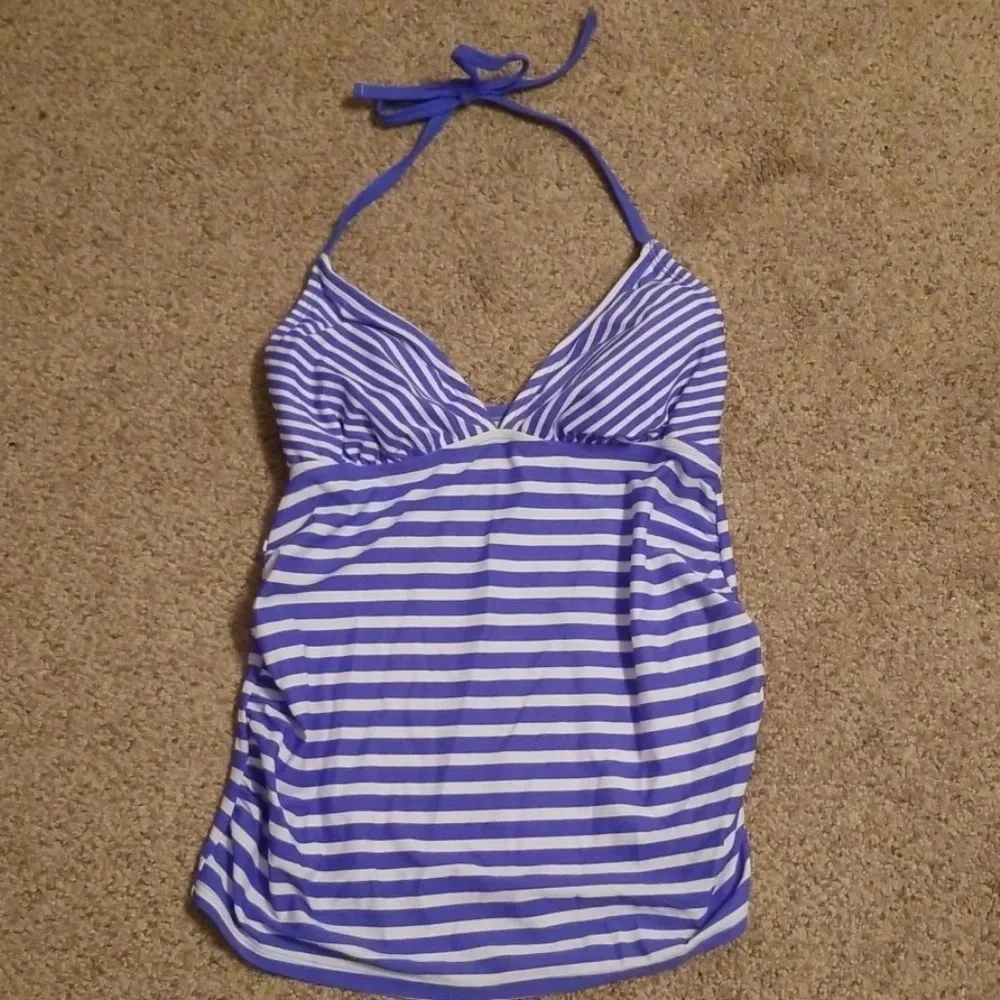 NWT Liz Lange Maternity Women's Swim Tankini Top S